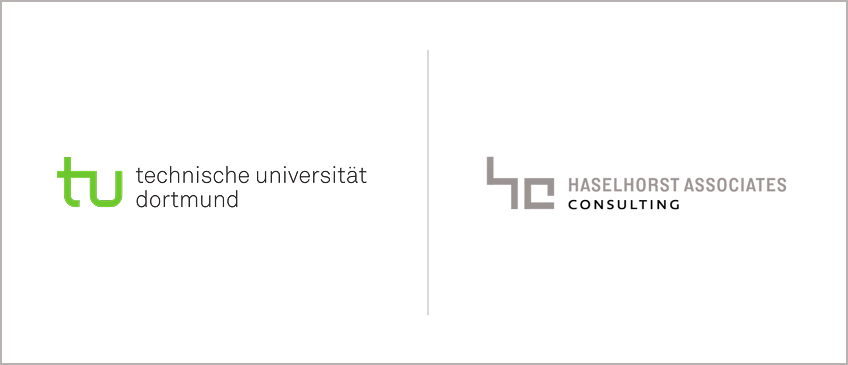 Logos TU Dortmund und Haselhorst Associates